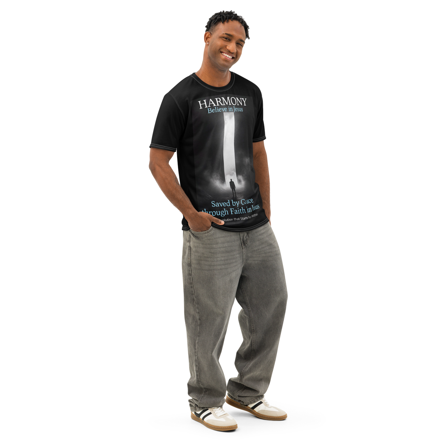 Men’s cotton crew neck t-shirt
