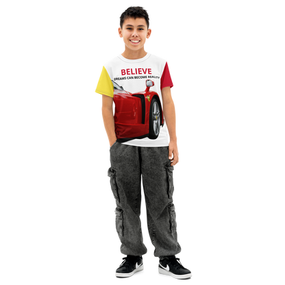 Youth cotton crew neck t-shirt